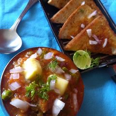 Pav bhaji A picture of Pav bhaji.