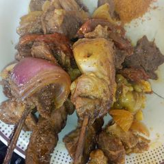 A picture of Grilled stick meat.