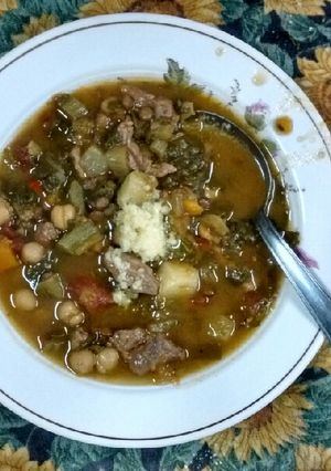 Una foto de "Sopa negra" nutritiva, bien sanita pero potente😀