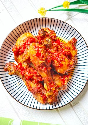 Foto resep Ayam Goreng Sambal Merah