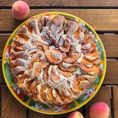 A picture of Apricot summer pie!.