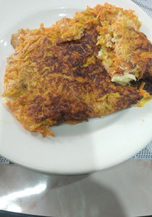 Una foto de Omelette de zanahorias con 3 ingredientes