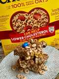 Gluten-Free Peanut Butter Cereal Bars (with Cheerios)