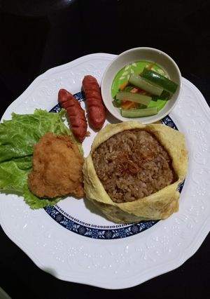 Foto resep Nasi goreng selimut murah meriah 🥳