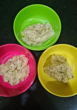 Foto resep MPASI 8m+: Creamy Mashed Potato with Chicken
