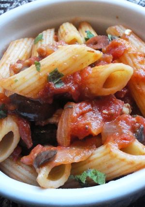 A picture of Penne all'Arrabbiata.