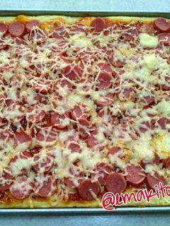 Foto resep Pizza sosis homemade
