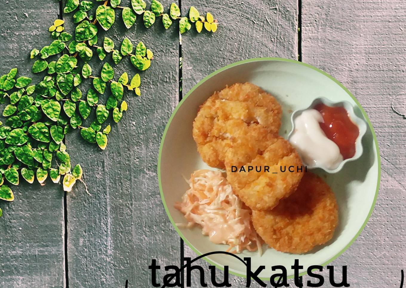 Tahu katsu with salad ala hokben (cuma 3 bahan)