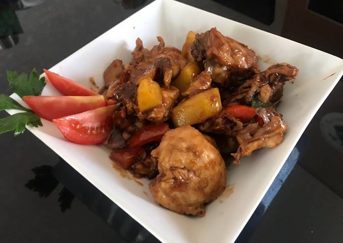 Ayam kecap simpel ala mas moko