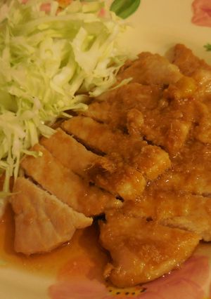 A picture of Ginger Pork Saute (Shogayaki).