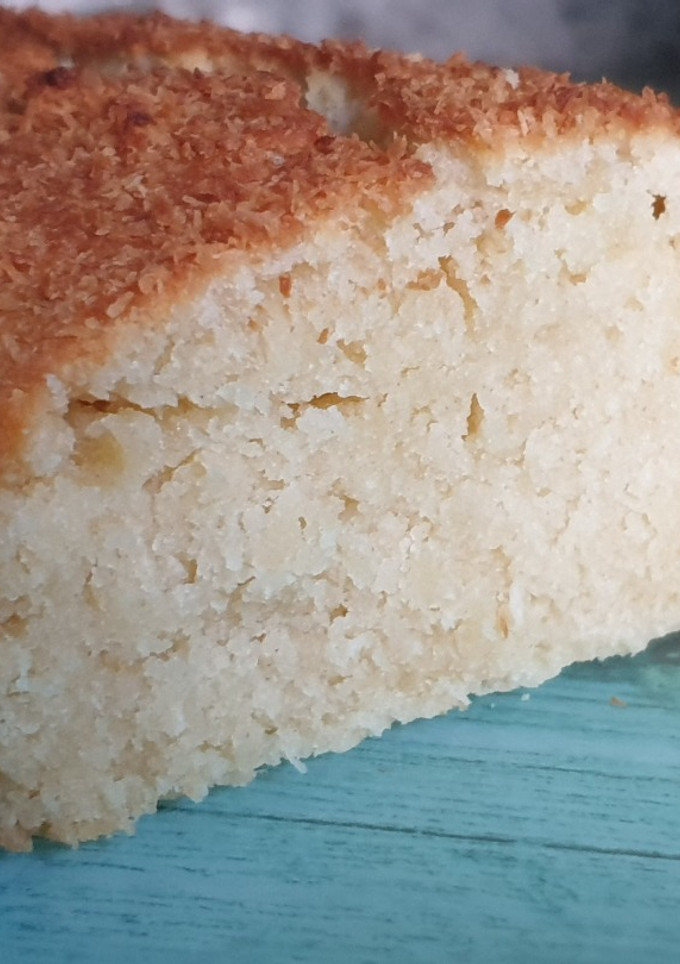 Una foto de Bizcocho de coco