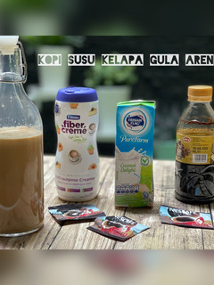 Foto resep Kopi Susu Kelapa dengan Gula Aren