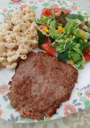 Una foto de Bistec de carne molida (receta rendidora)