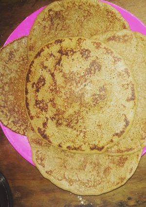 A picture of Oatmeal pancake.