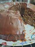 Torta de vino tinto dulce