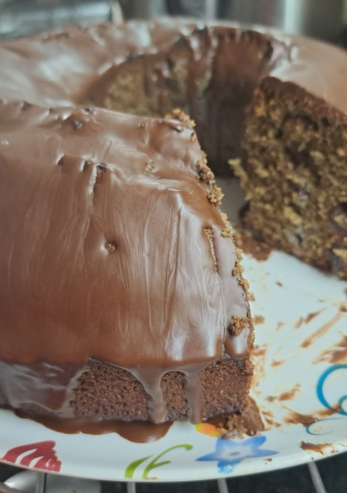 Una foto de Torta de vino tinto dulce