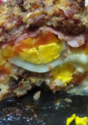 Una foto de Pan de carne