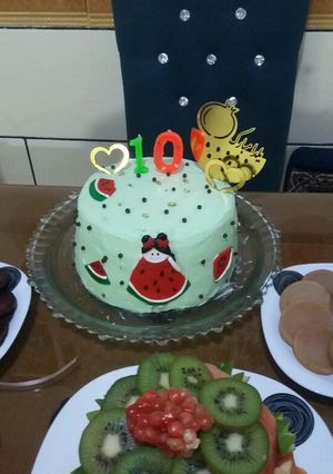 عکسی از دستور کیک یلدایی