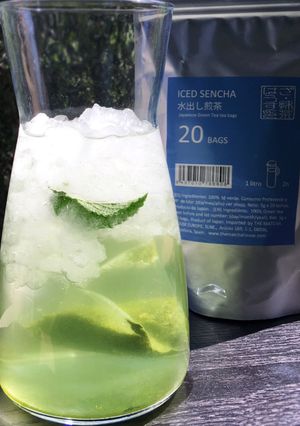 A picture of Iced Sencha.