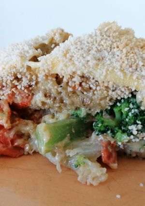 Una foto de Budín de Verduras