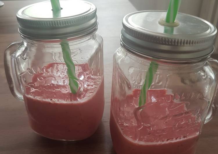 La Recette Pas à Pas Smoothie framboise / mangue