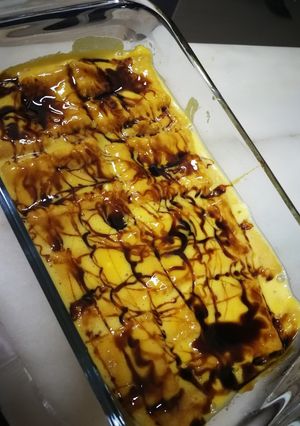 صورة لوصفة كريم كراميل بالبسكوت بطريقتي 😋