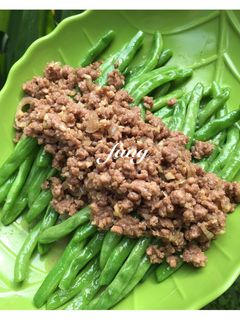 Foto resep Baby Buncis Daging Cincang