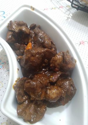 Foto resep Rendang ati ampela (instan : KOKITA)