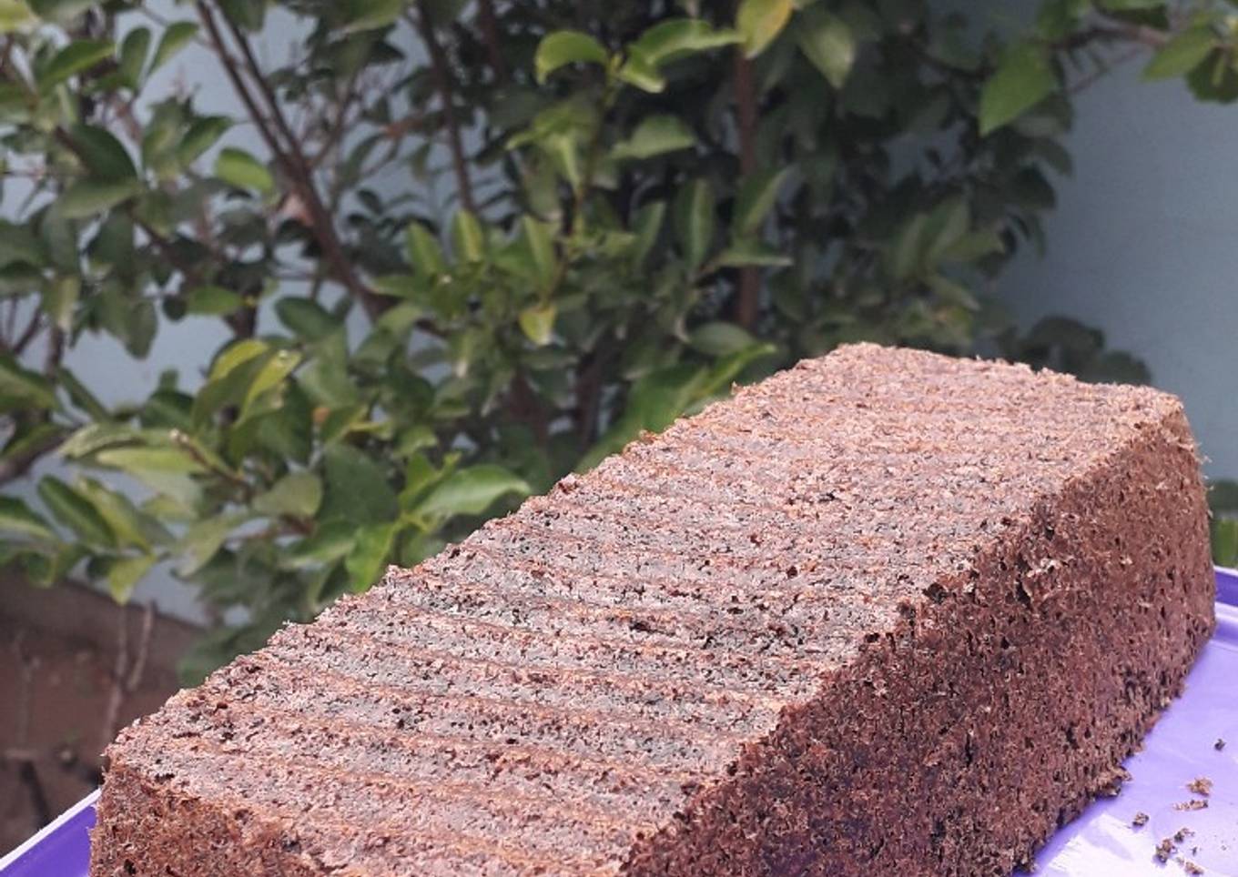 Budín/bizcochuelo de chocolate saludable