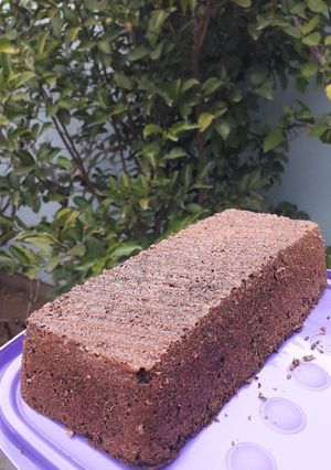 Una foto de Budín/bizcochuelo de chocolate saludable