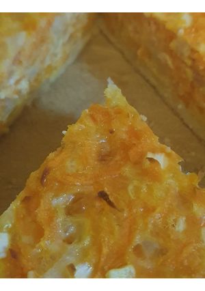 Una foto de Tarta de Zanahoria, Cebolla y Queso 🧀🥕🧅
