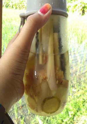 Foto resep Water infused sereh, kayu manis,jahe dan jeruk nipis