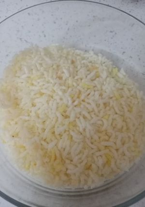 عکسی از دستور برنج پفکی تنقلات خانگی
