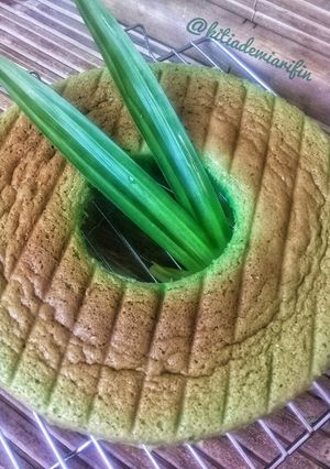 Foto resep Bolu pandan panggang #BikinRamadhanBerkesan