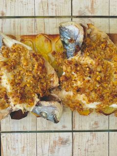 Una foto de Dorada al horno