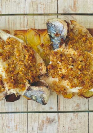 Una foto de Dorada al horno