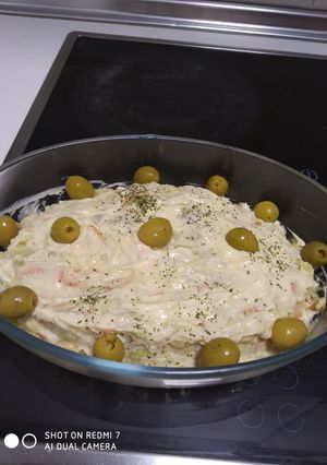 Una foto de Ensaladilla de patata y aguacate con un toque de mostaza 😋