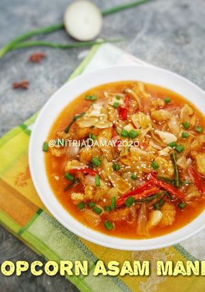 Foto resep Ayam Popcorn Asam Manis
