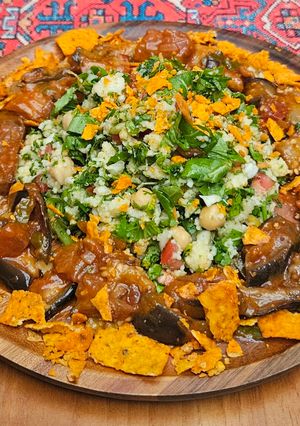 A picture of Couscous and Eggplant Salad.