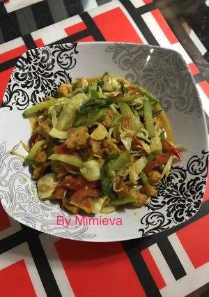Foto resep Oseng sayur + tempe