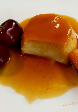 Foto principal de Flan de chocolate blanco