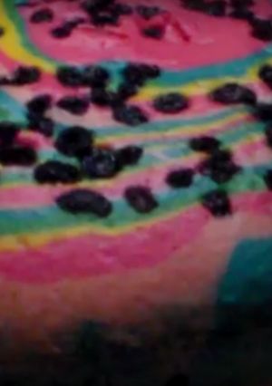 Una foto de Torta arcoiris