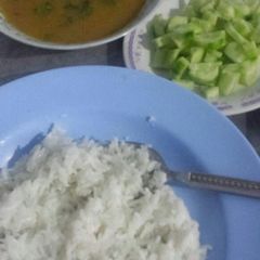A picture of Dal chawal.