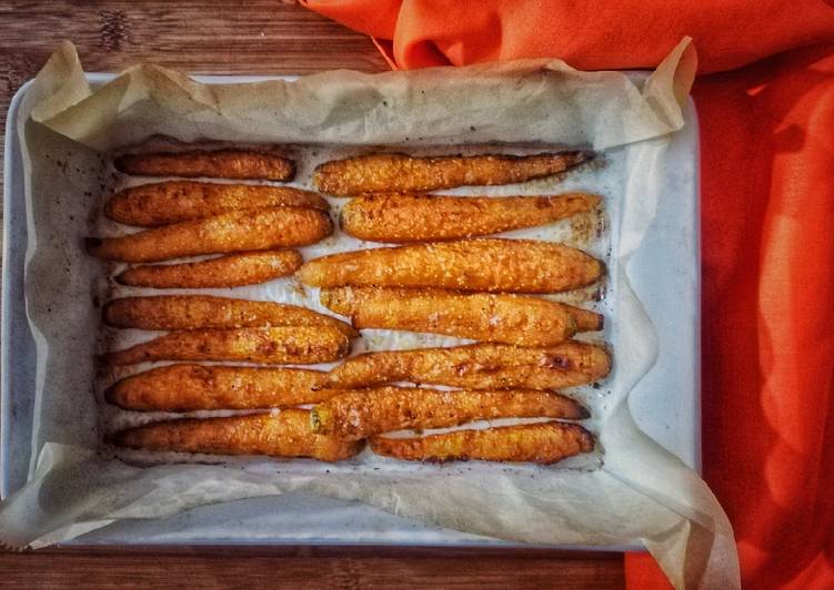 Carote al forno con aglio in granuli 🌷