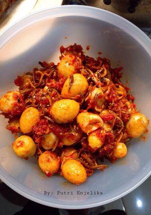 Foto resep Sambal Garing Teri+Puyuh (tips+trik)