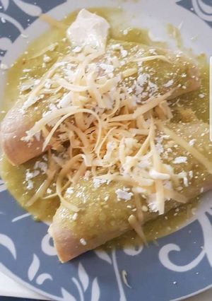 Una foto de Enchiladas Verdes