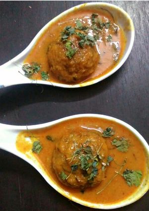 A picture of Stuffed soya Granules Sabzi.
