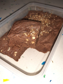 Una foto de Mi 1er brownie fit al microondas