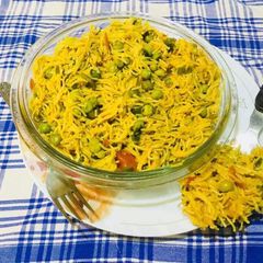 A picture of Vegetables Vermicelli Upma.