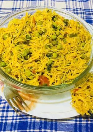 A picture of Vegetables Vermicelli Upma.